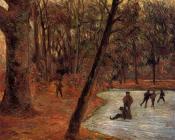 保罗 高更 : Skaters in Fredericksberg Park